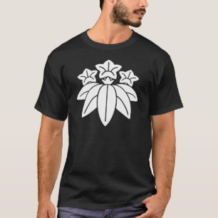 Camiseta Símbolo japonés del escudo KAMON de la familia