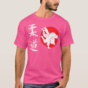 Camiseta Símbolo japonés judo arte marcial japonés judoka