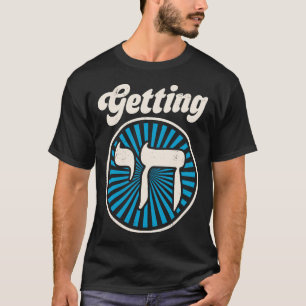 Camiseta Símbolo judío hebreo del Chai Hanukkah judaísmo