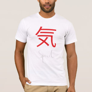 Camiseta Símbolo kanji japonés para el espíritu