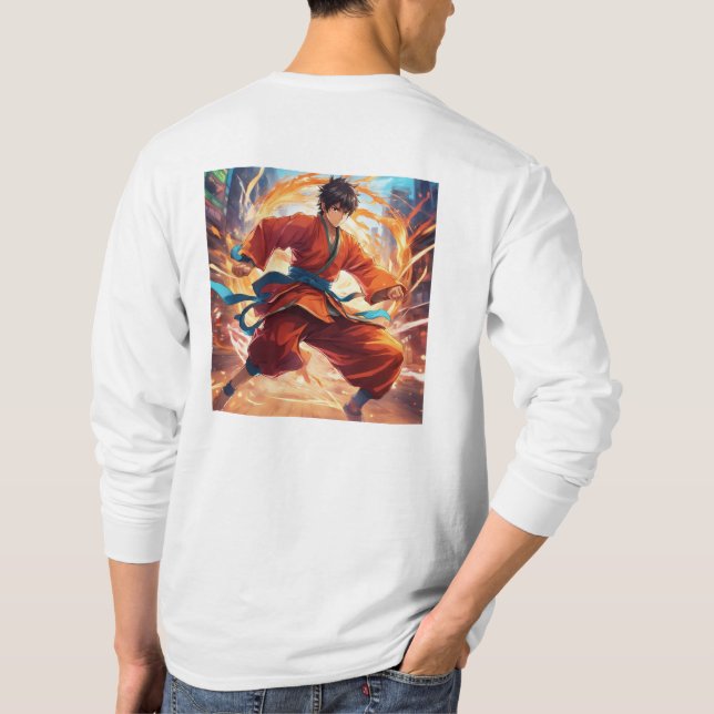 Camiseta Símbolo Kung Fu Fighter 2 Plus (Reverso)