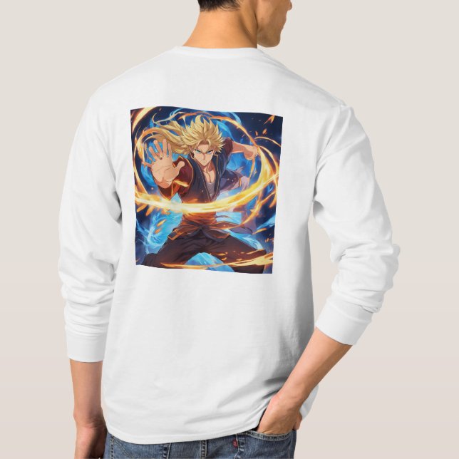 Camiseta Símbolo Kung Fu Fighter 6 Plus (Reverso)