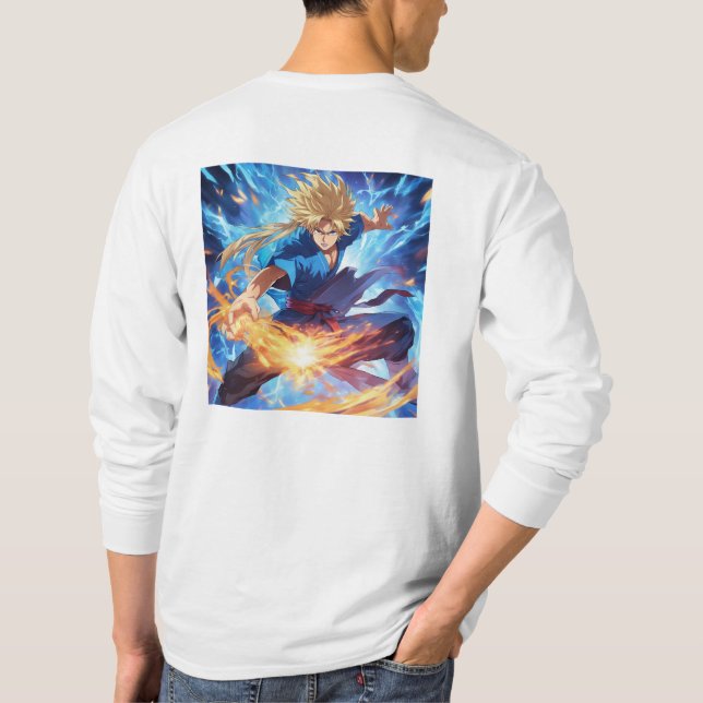 Camiseta Símbolo Kung Fu Fighter 7 Plus (Reverso)