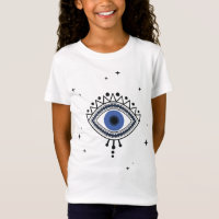 Símbolo mágico de protección del ojo azul buena en