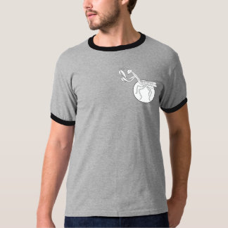 Camiseta Símbolo masculino de antis - negro y blanco