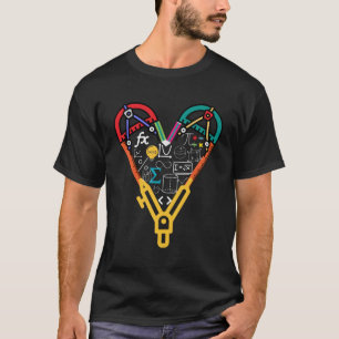 Camiseta Símbolo matemático Fórmula amor por matemáticas