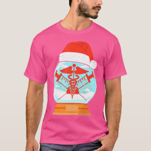 Camiseta Símbolo médico Caduceus Médica médico de Snowglobe