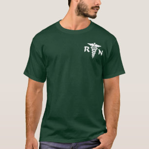 Camiseta Símbolo médico del RN de las enfermeras