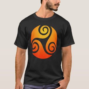 Camiseta Símbolo místico de Triskelion Espiritual