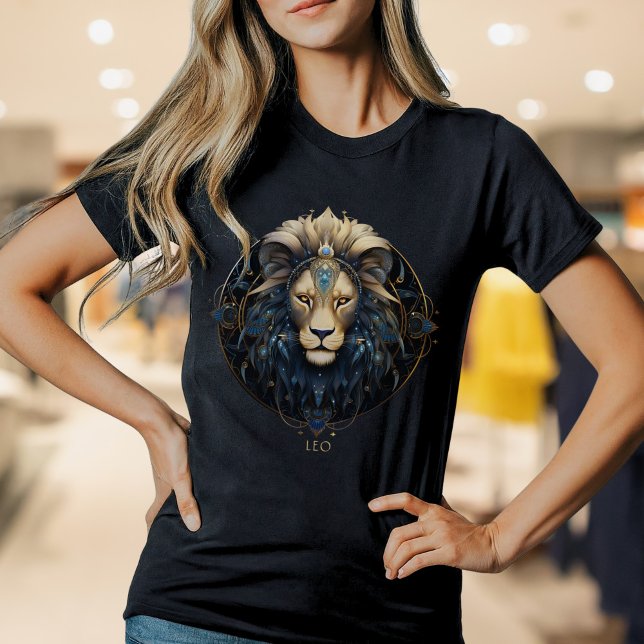 Camiseta Símbolo moderno de león zodiaco Rótulo solar Leo m (Subido por el creador)