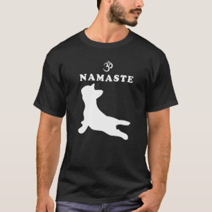 Camiseta Símbolo Namaste Om Bulldog Francés Yoga Para Mujer