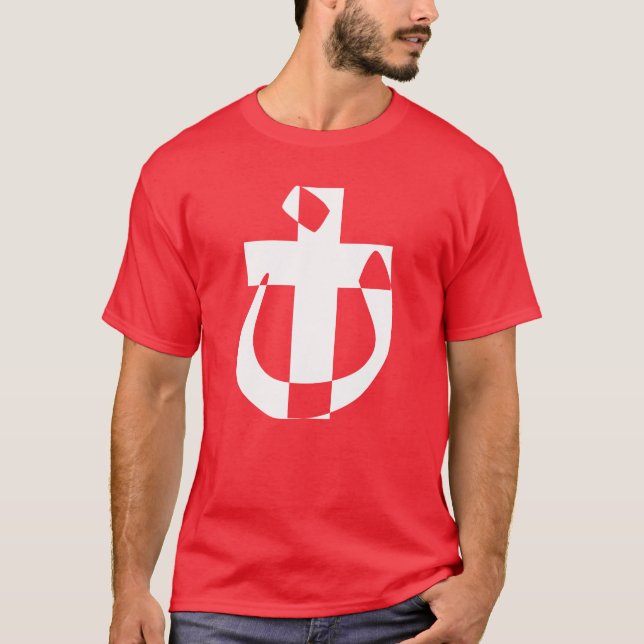 Camiseta Símbolo nazarene Cruz cristiana solidaria (Anverso)