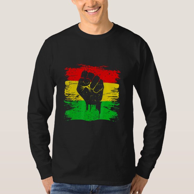 Camiseta Símbolo negro de la energía negra original de la b (Anverso)