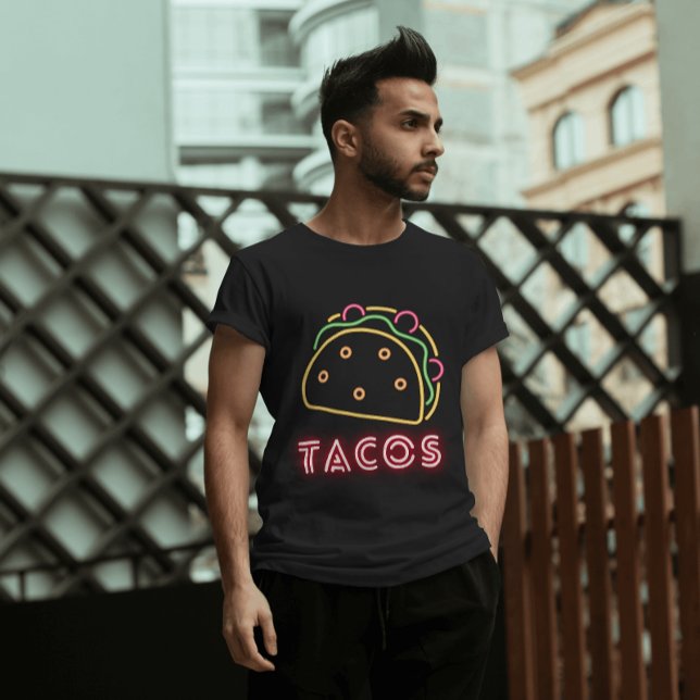 Camiseta Símbolo Neon Tacos (Subido por el creador)