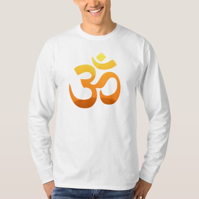 Camiseta Símbolo Om mantra meditación Yoga doble lado (Anverso)