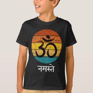 Camiseta Símbolo Om Namaste Ohm hindú Zen Tantra Yoga Espír