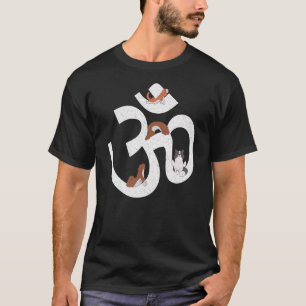 Camiseta Símbolo Om Perro Yoga Aum Símbolo