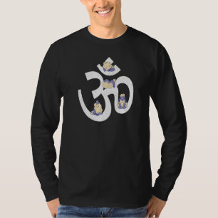Camiseta Símbolo Om Yoga Sheep Aum Símbolo Meditación Yoga