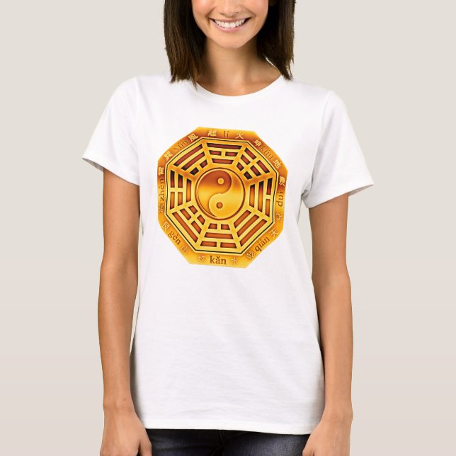 Camiseta Símbolo PaKua - oro + tus ideas (Anverso)