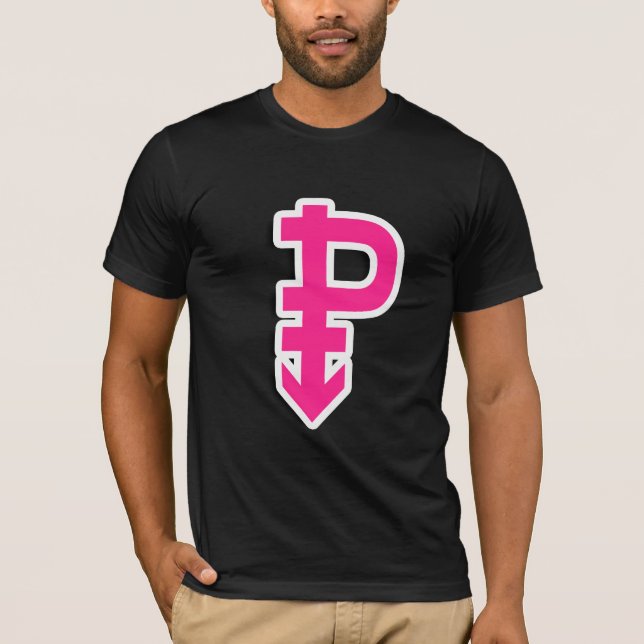 Camiseta SÍMBOLO PANSEXUAL 3D de P (Anverso)