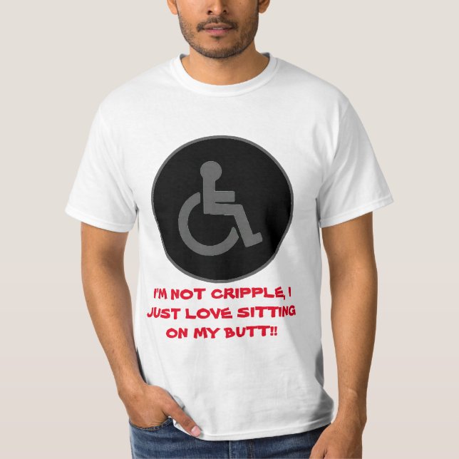 Camiseta Símbolo para discapacitados - No soy rubio (Anverso)