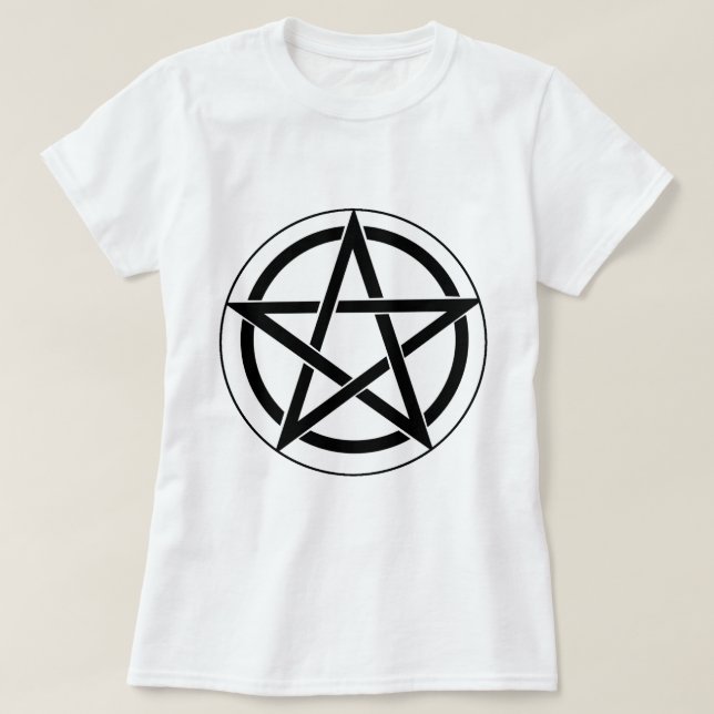 Camiseta Símbolo pentagram (Diseño del anverso)
