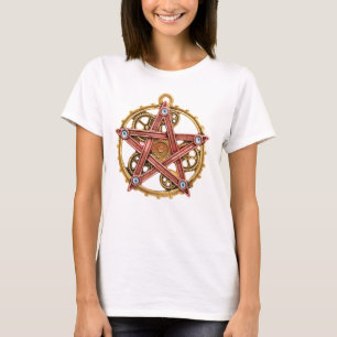 Camiseta Símbolo pentagram T-Shirt Steampunk