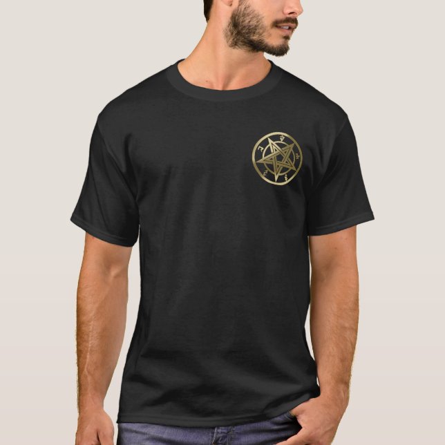 Camiseta Símbolo pentagrama clásico (Anverso)