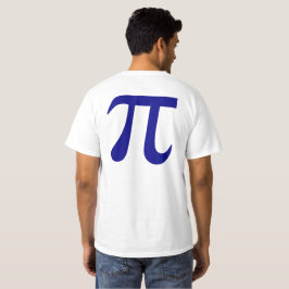 Camiseta Símbolo Pi Azul Marino