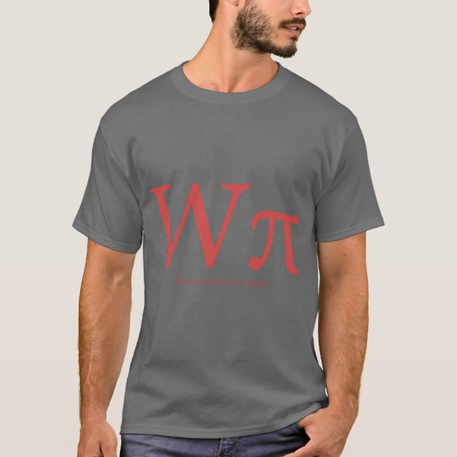 Camiseta Símbolo Pi de Worcester Polytechnic Institute WPI (Anverso)