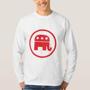 Camiseta Símbolo político Fiesta republicano (elefante)