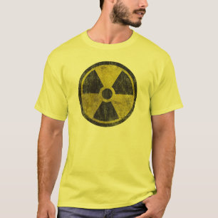 Camiseta Símbolo radiactivo del Grunge