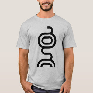 Camiseta Símbolo Reiki Serpiente de Fuego como la letra G