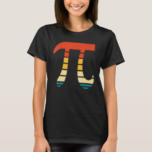 Camiseta Símbolo retro vintage de i marzo 14 3 14 Pi