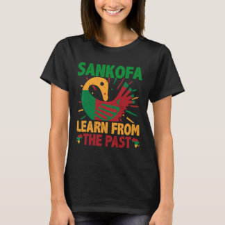Camiseta Símbolo Sankofa y Adinkra Ghana para la historia n