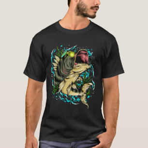 Camiseta Símbolo satírico del diablo del pez malvado gótico