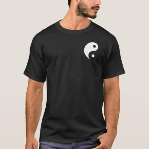 Camiseta Símbolo taoísta Yin Yang en blanco y negro