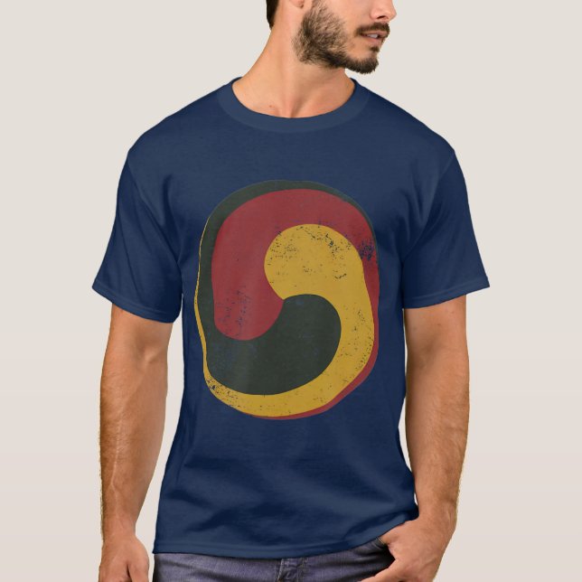 Camiseta Símbolo tibetano bon budista gankyil (Anverso)