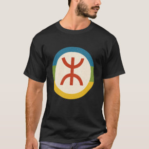 Camiseta Símbolo Tifinagh Pueblo Amazigh Motivo Bereber Yaz