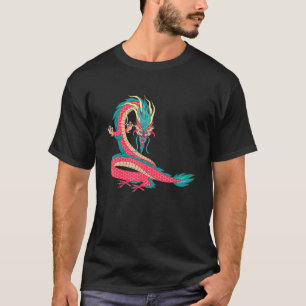 Camiseta Símbolo tradicional chino de dragón de poder y de