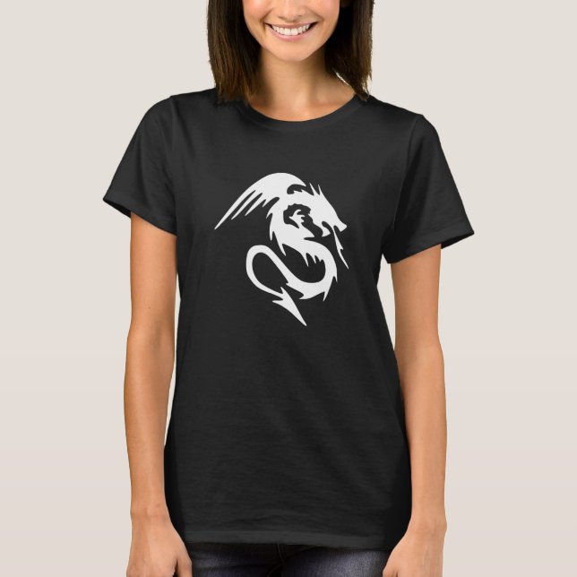 Camiseta Símbolo tradicional chino de dragón de poder y de  (Anverso)
