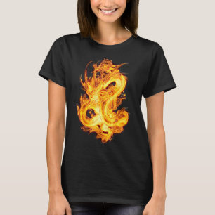 Camiseta Símbolo tradicional chino de dragón de poder y de
