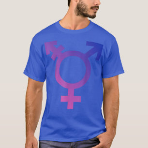 Camiseta Símbolo transgénero Tee5 género género femenino