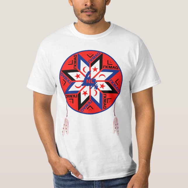 Camiseta Símbolo tripartito de Mi'kmaq (Anverso)