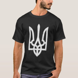 Camiseta Símbolo ucraniano de Tryzub para tridente de Ucran