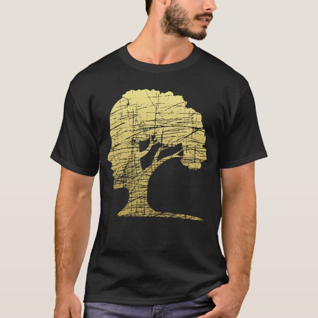 Camiseta Símbolo único Philos ambiental del árbol de la (Anverso)