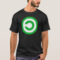 Símbolo verde del public domain de Anti-Copyright