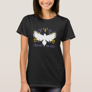 Camiseta Símbolo vikingo cuervo runas vikingas