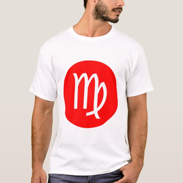 Camiseta Símbolo virgo - Personalizado (Anverso)