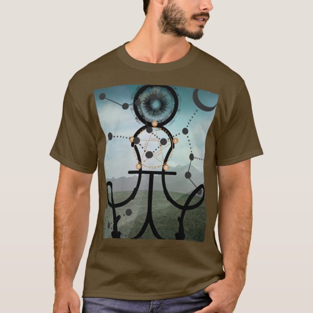 CAMISETA SÍMBOLO Y COSMOS ASTRAL (Anverso)